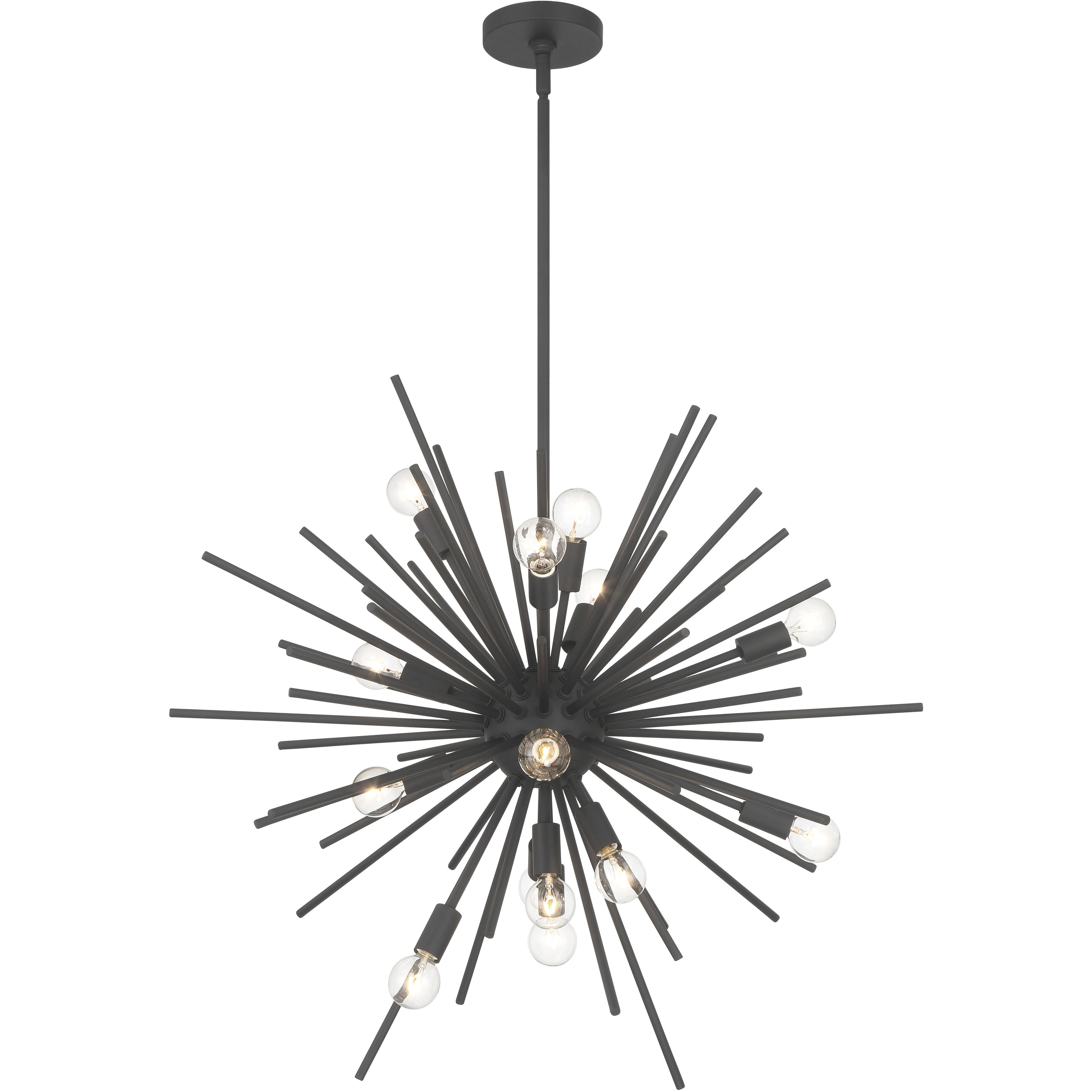 Bessel 15 Light 30 inch Sand Coal Pendant Ceiling Light